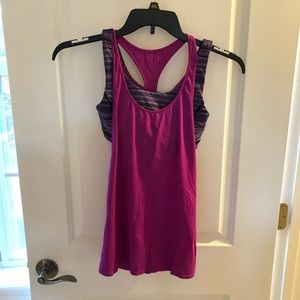 Lululemon Open back tank size 6
